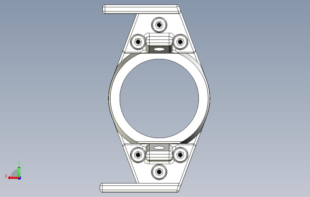 后节用于fsae 背面视图