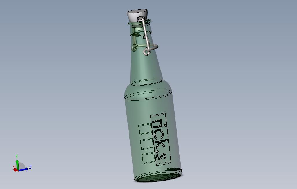 啤酒瓶自有设计