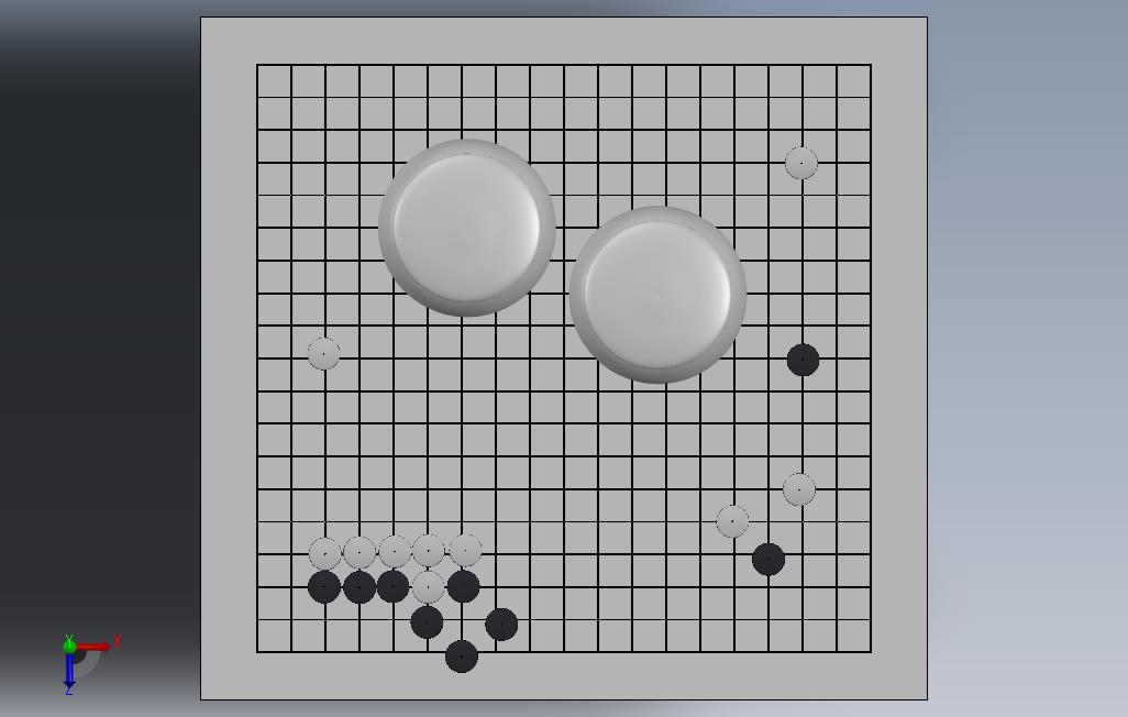 围棋 俯视图