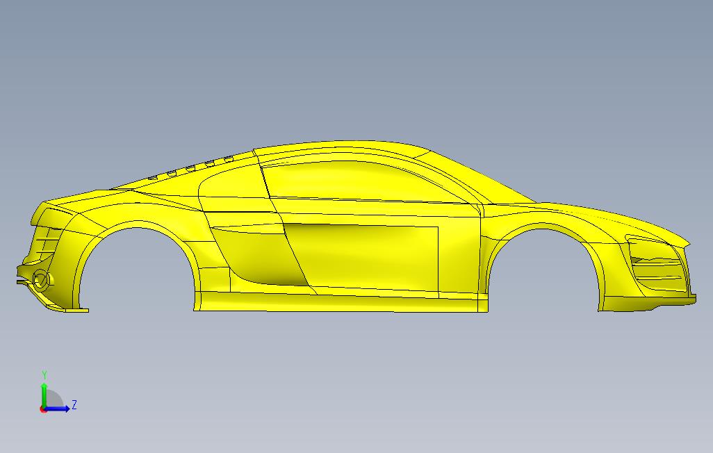 奥迪R8_SOLIDWORKS 2017_模型图纸免费下载 – 懒石网