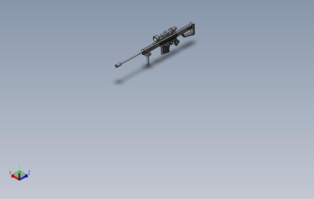 射击枪模型