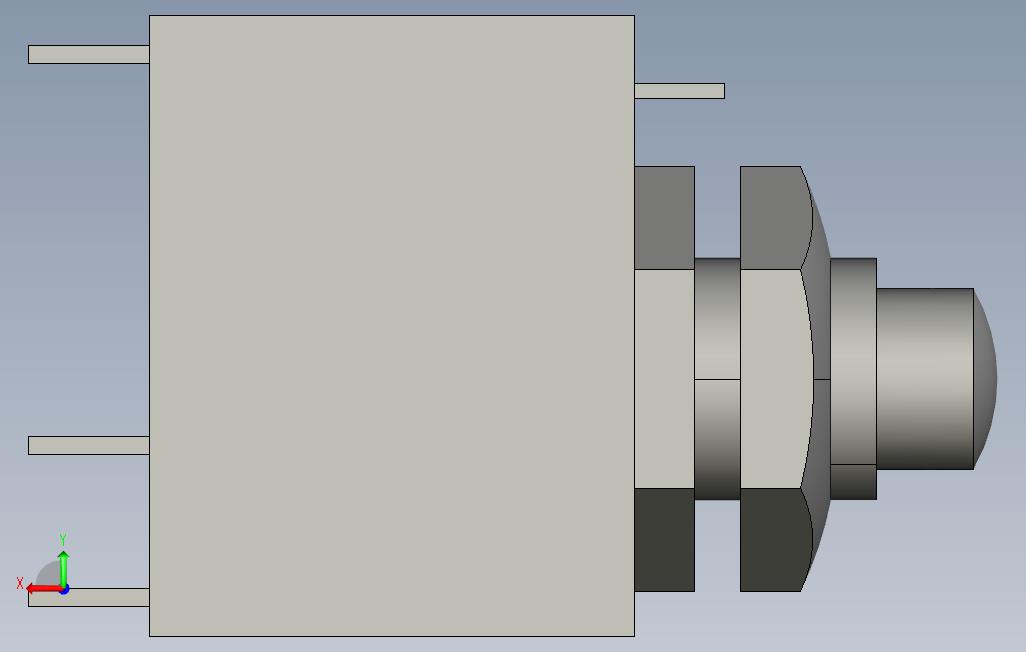 小型kmd按钮1-1_STEP_模型图纸免费下载 – 懒石网