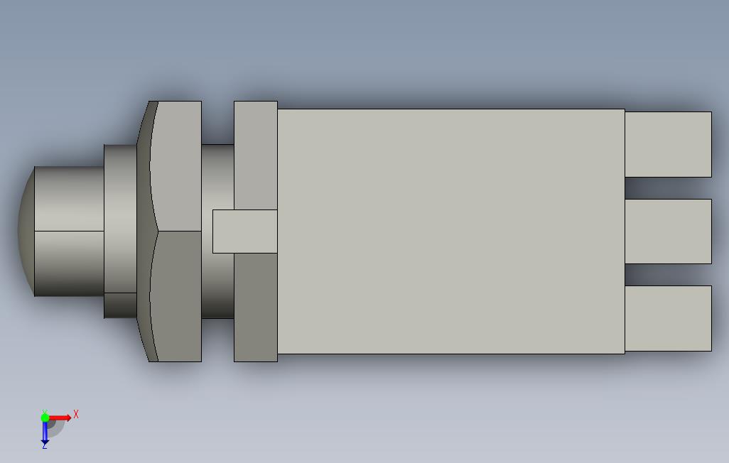 小型kmd按钮1-1_STEP_模型图纸免费下载 – 懒石网