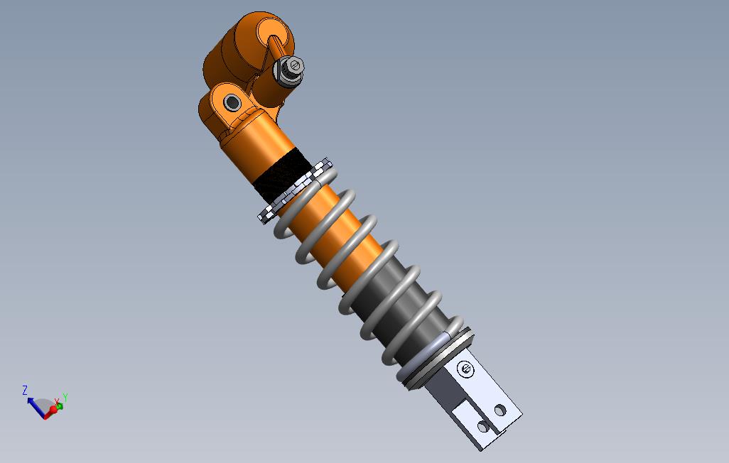 川崎ZX1R后吸收器