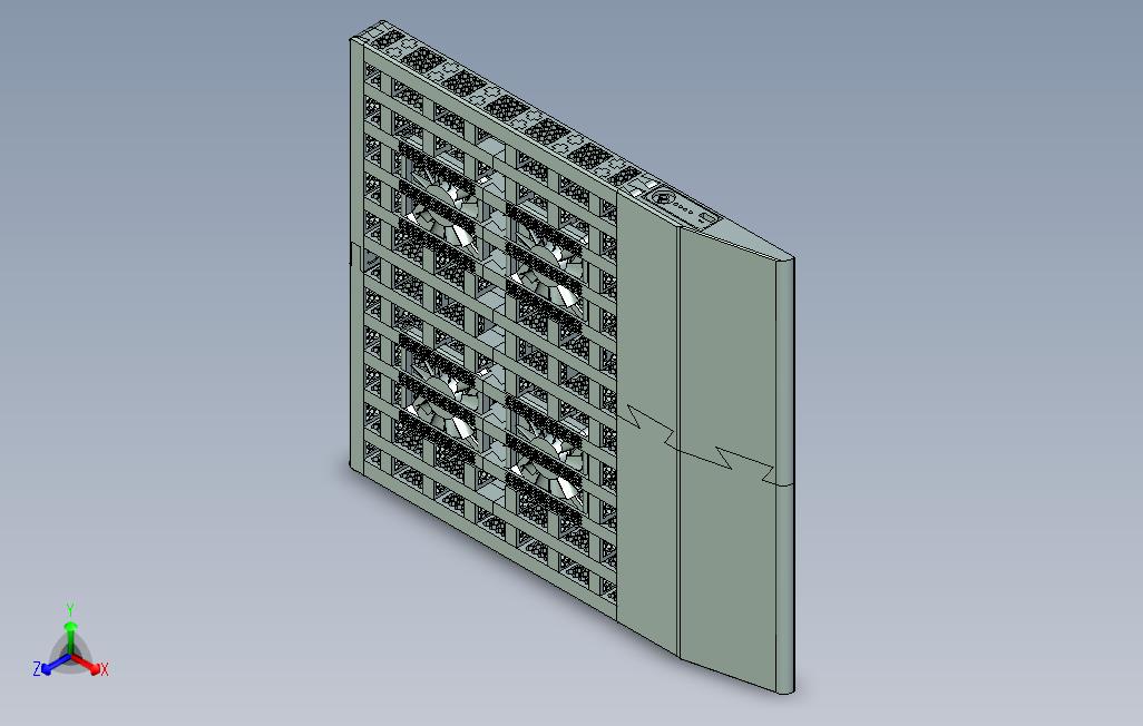 带4个风扇V2的笔记本电脑冷却支架