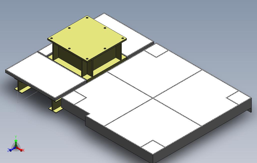 带底板的吊臂底座 Solidworks 2013 模型图纸免费下载 懒石网