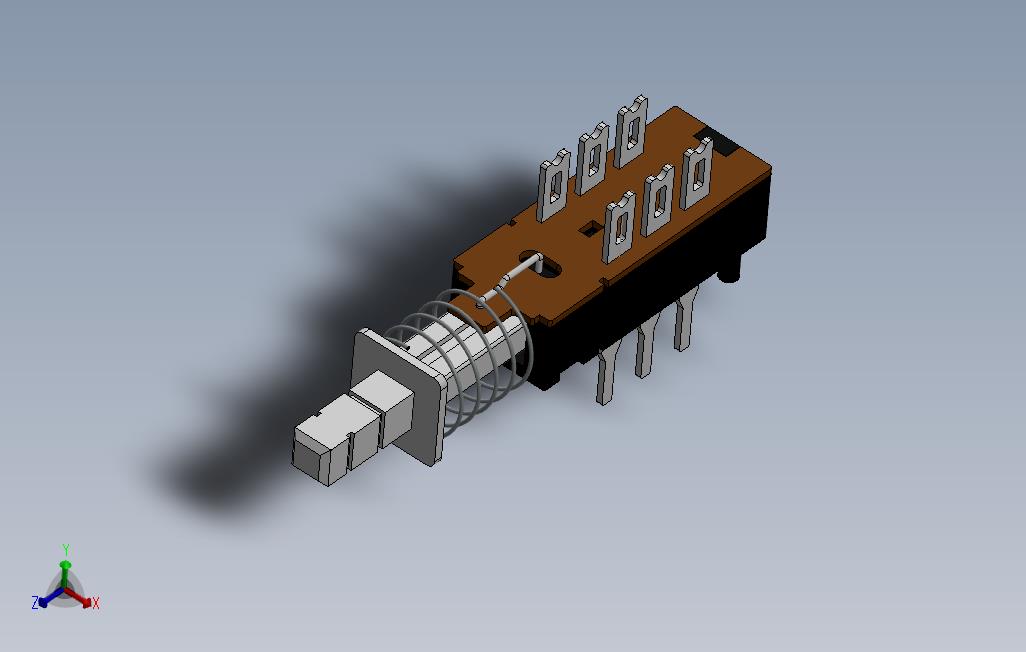 开关PUSHPULLDPDT6P