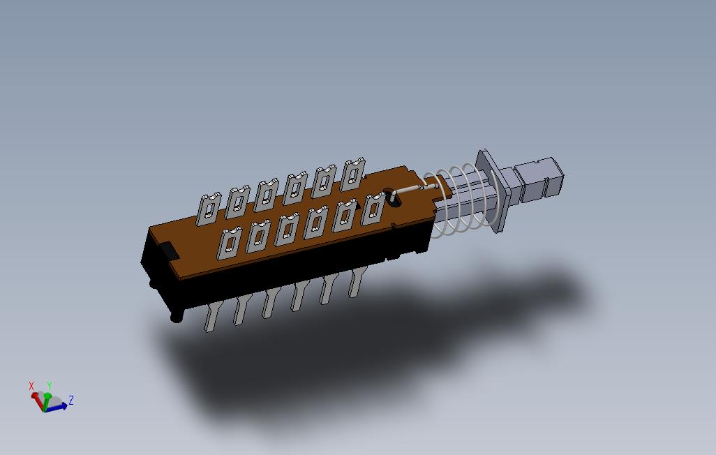 开关PUSHPULLDPDT12P