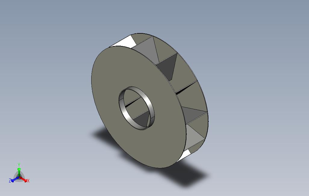 径向叶片转子转子-19mm电机轴