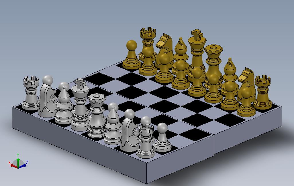 微型国际象棋套件