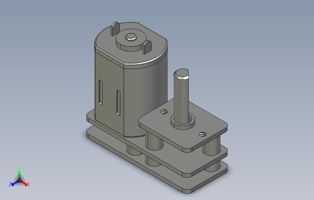 微型电机反向轴（18°）