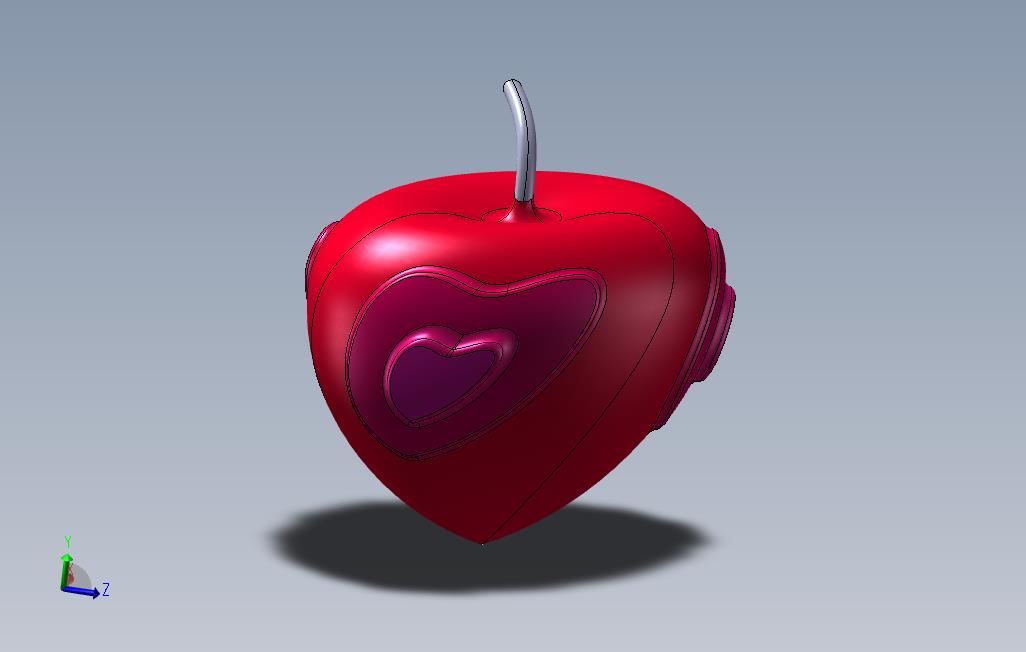 心脏扭曲_SOLIDWORKS 2007_模型图纸免费下载 – 懒石网
