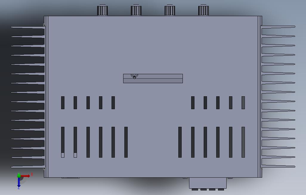 扩音器UNI52X75W 俯视图