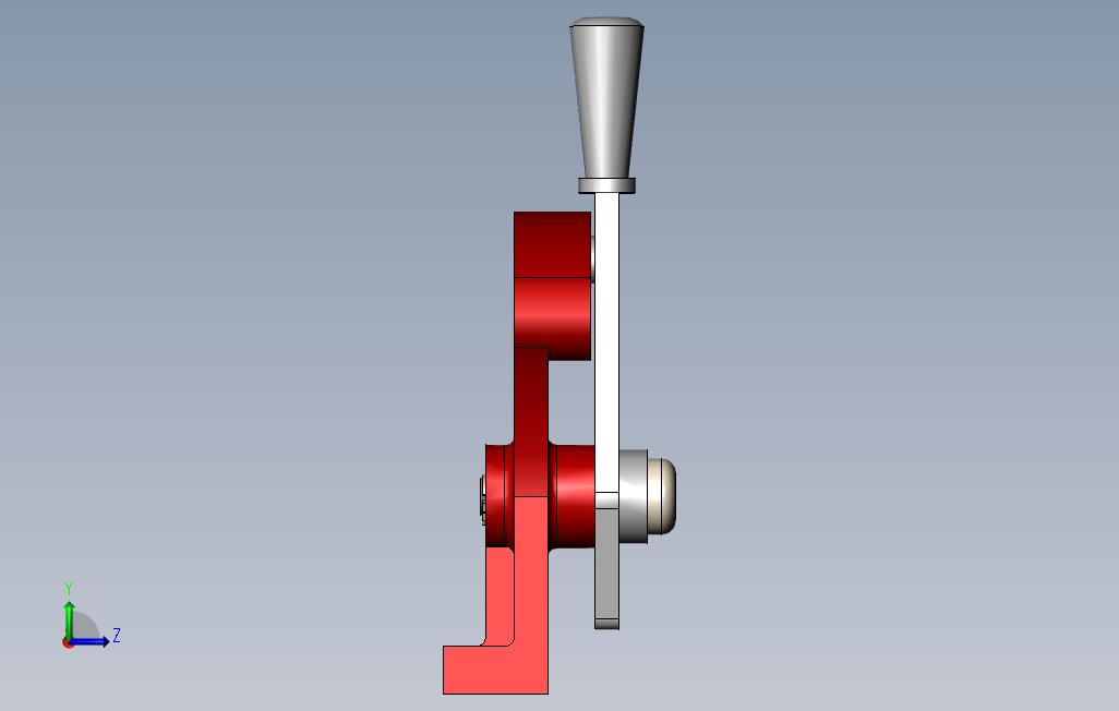 控制手柄总成 左侧视图