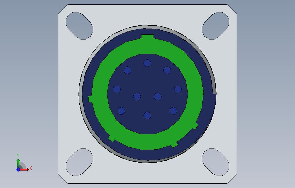 插座8DC13F98SN_SOLIDWORKS 2018_模型图纸免费下载 – 懒石网