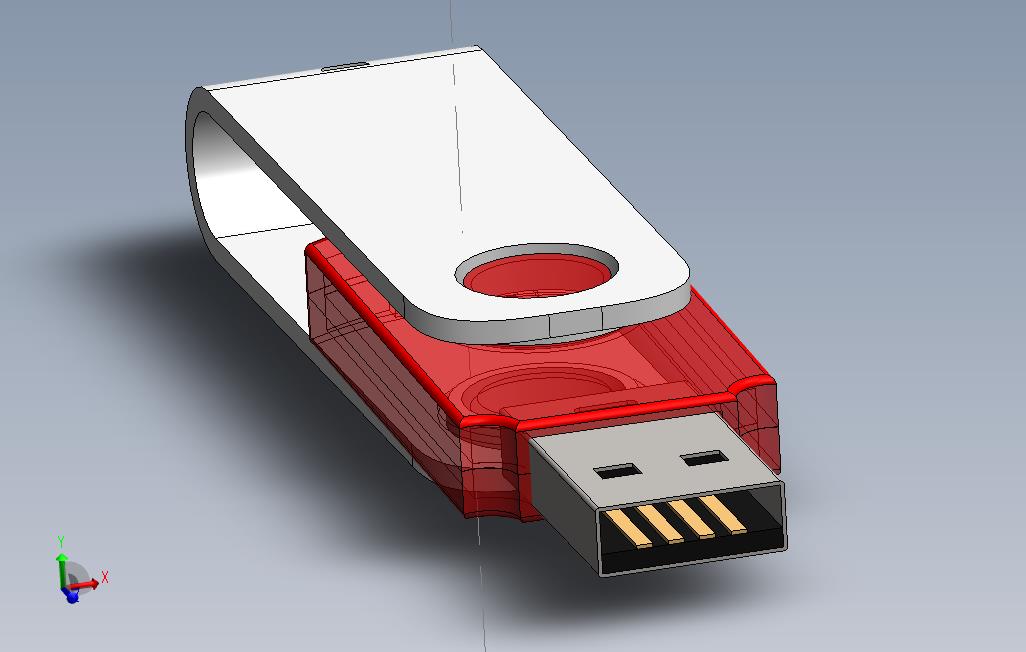 摩尔斯迈尔Usb驱动器_SOLIDWORKS 2014_模型图纸免费下载 – 懒石网