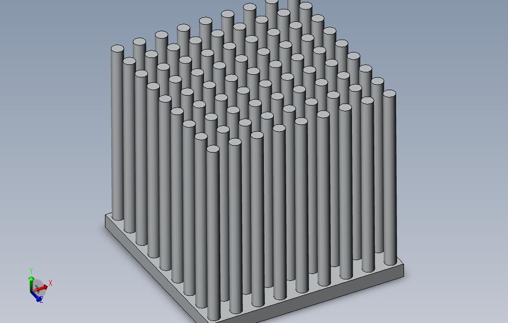 散热器Fischer电子ICKS5x5x5