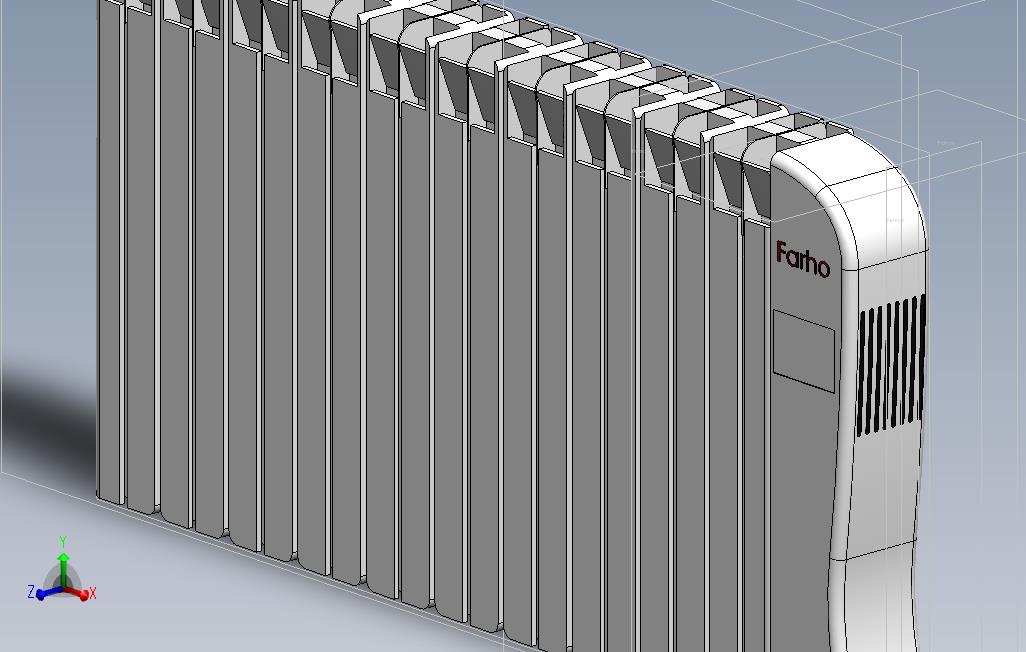 散热器。solidworks216年