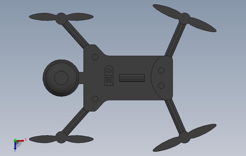 无人机的苏维尼尔小型3D模型