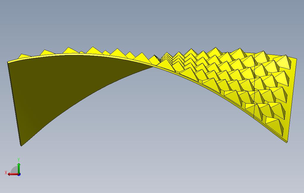 曲线模式法 背面视图