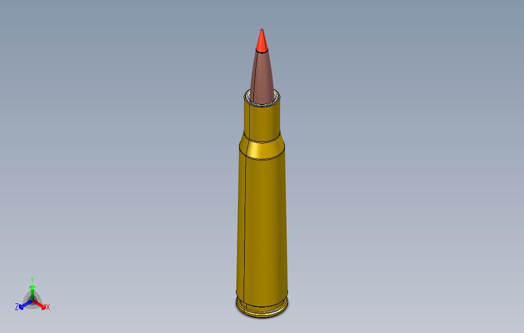 次校准。5BMG狙击手弹药