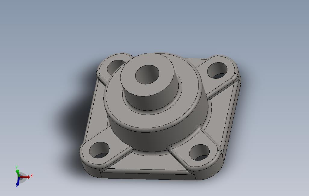 法兰式4螺栓轴承，偏心锁环，RCJ（所有尺寸使用设计表）