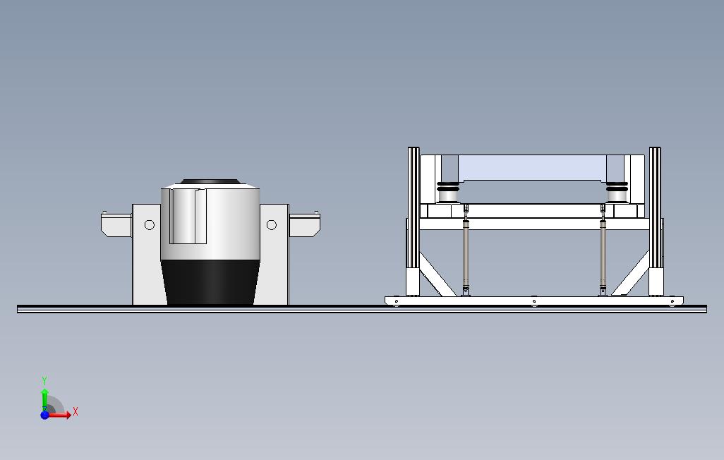 液压提升模拟振动器