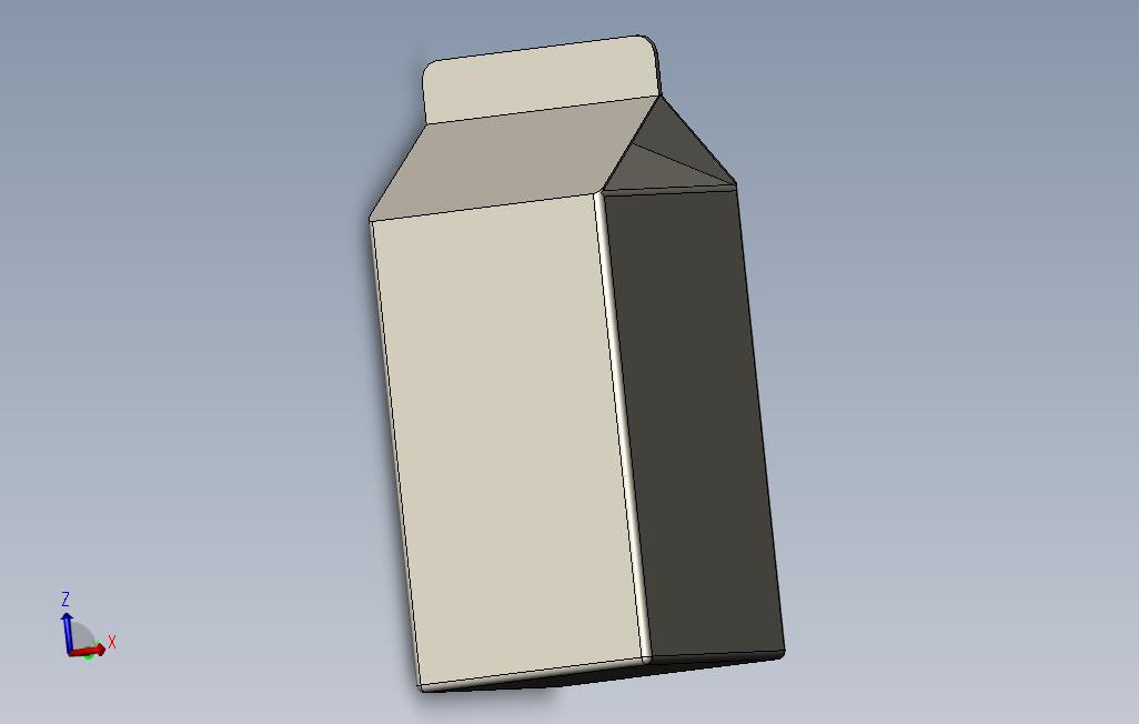 牛奶或果汁盒模板