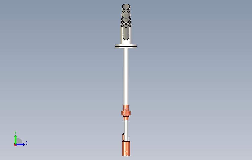 牛津仪器超特高压流冷冻器 左侧视图