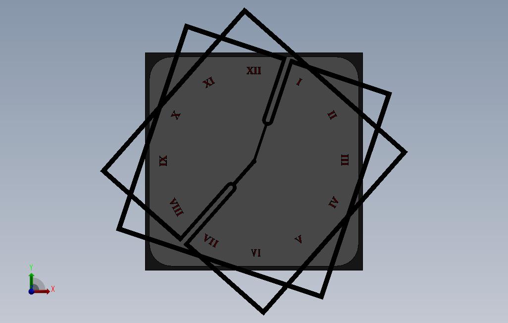 现代时钟_SOLIDWORKS 2014_模型图纸免费下载 – 懒石网