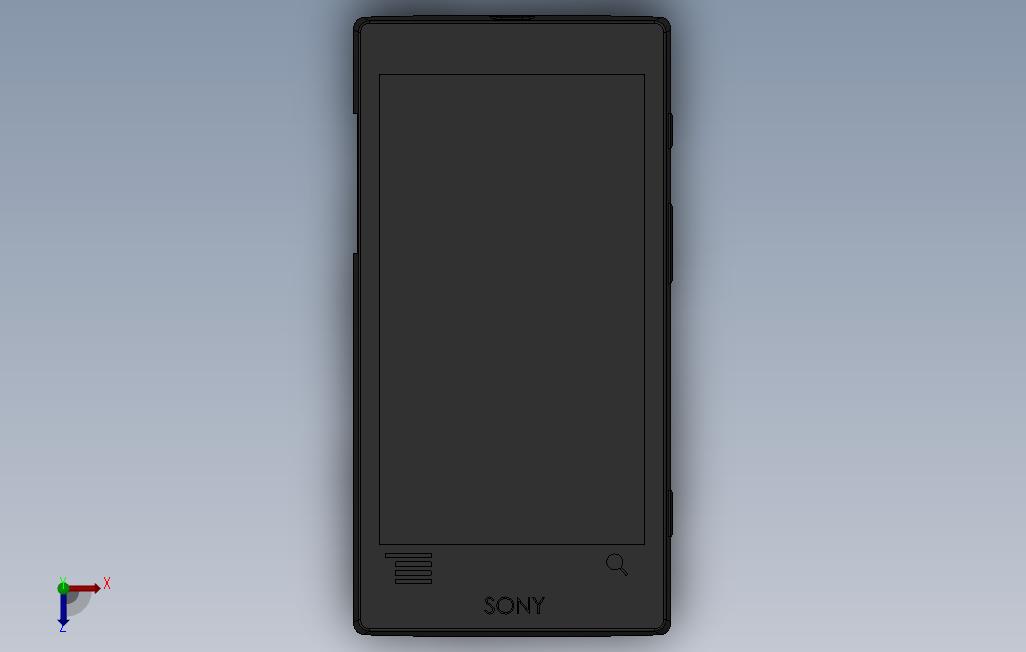 电话-索尼-Xperia-lt28at 俯视图