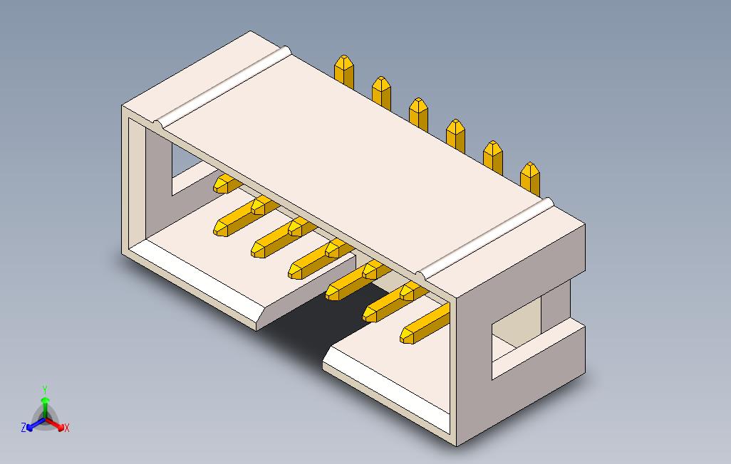 盒式页眉2x6SMD