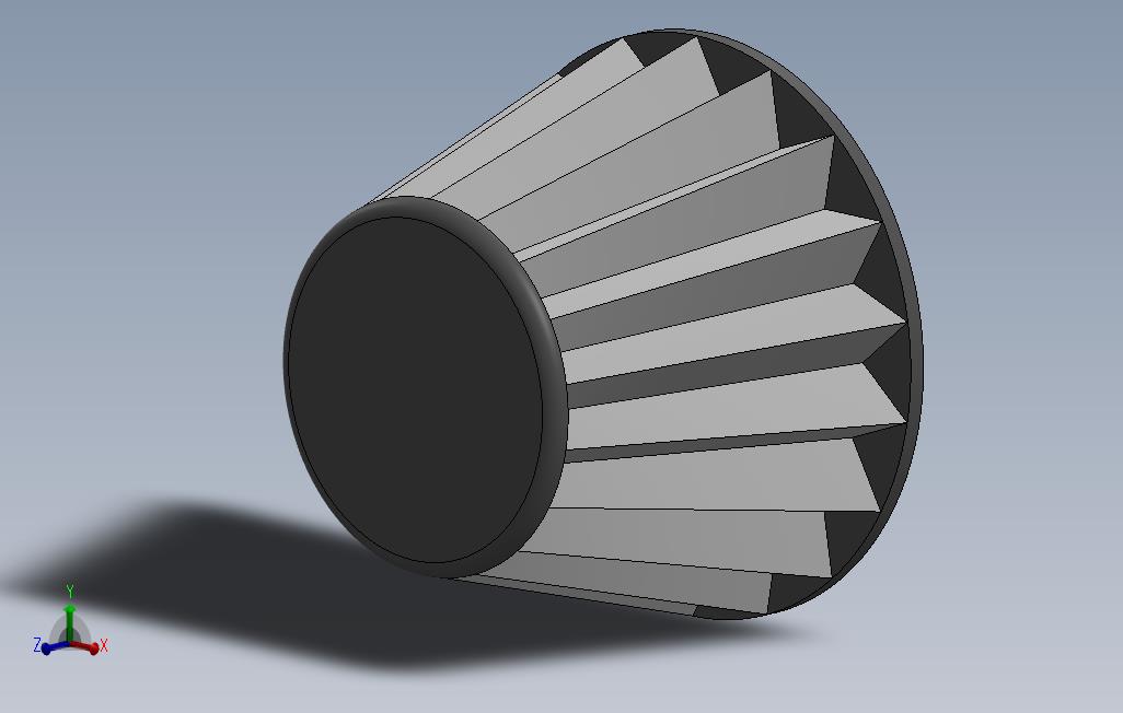 空气过滤器(Solidworks) 主视图