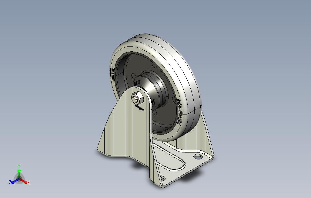 脚轮车轮FPPE125MM固定FORK