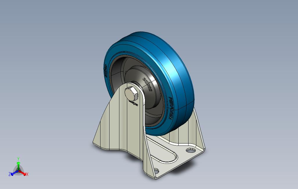 脚轮车轮FPPR125MM固定FORK