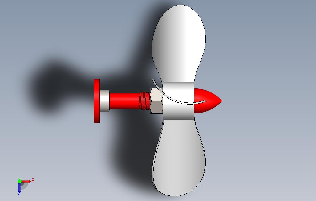 船用螺旋桨桨叶 Solidworks 2009 模型图纸免费下载 懒石网