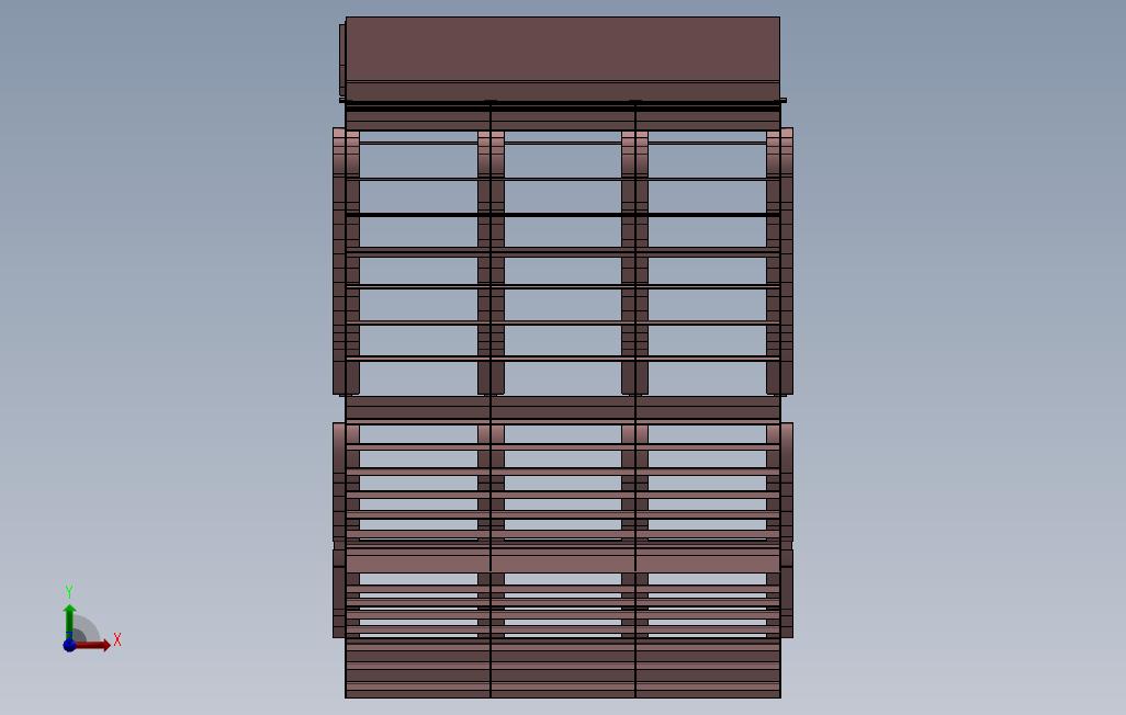 船舶建造 正面视图