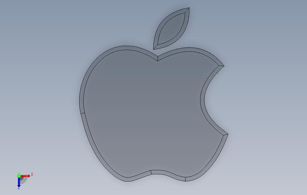 苹果3d标志