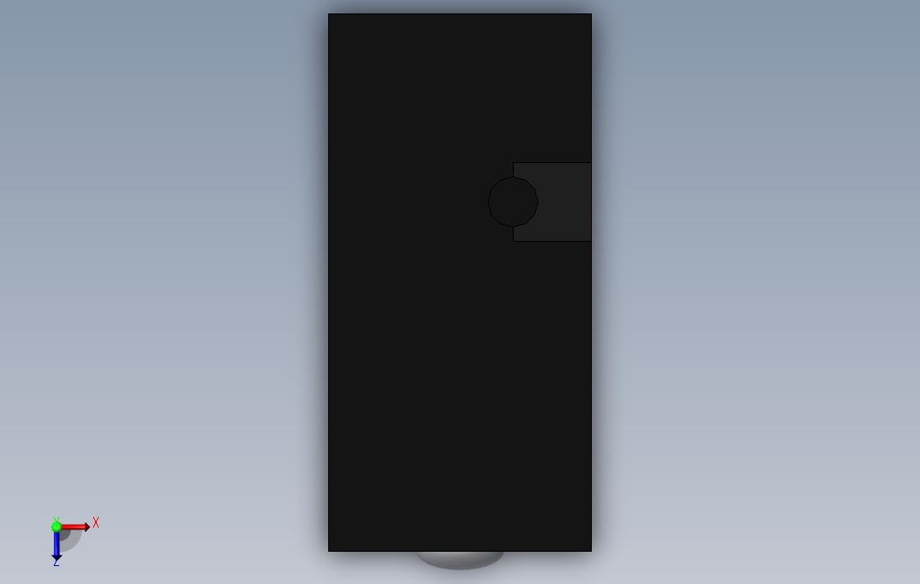 表OPB72A-3VZ 俯视图