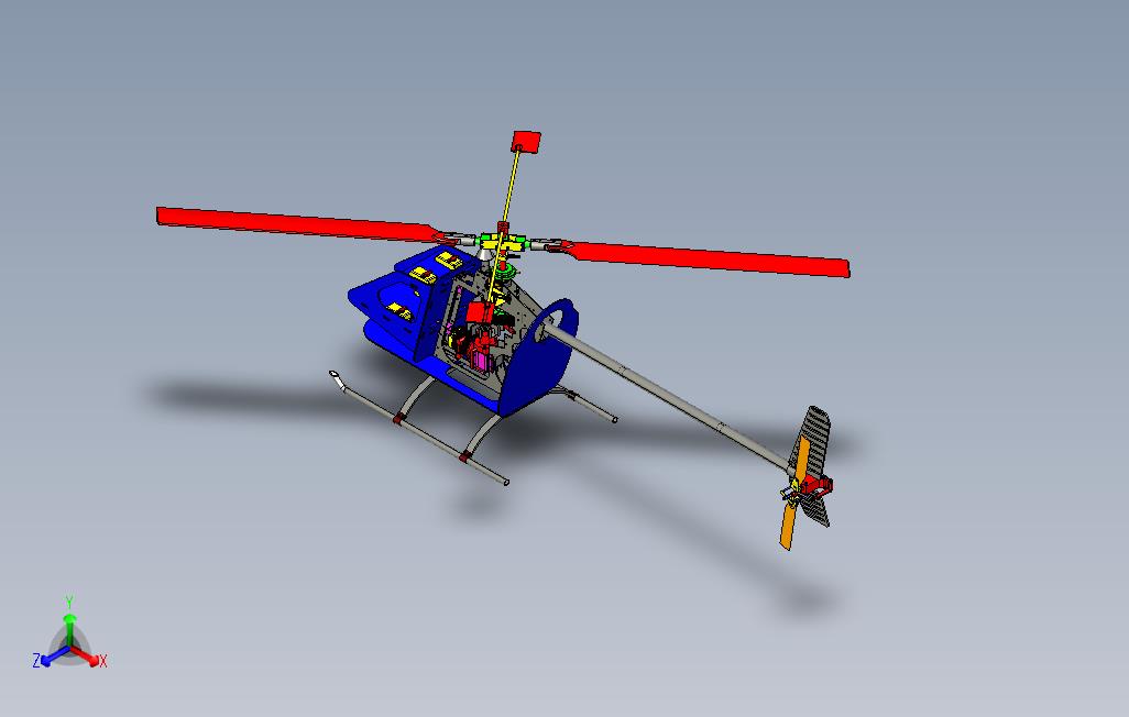 贝尔222RC直升机