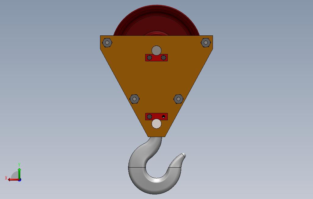 起重机 钩 装配 Solidworks 2013 模型图纸免费下载 懒石网