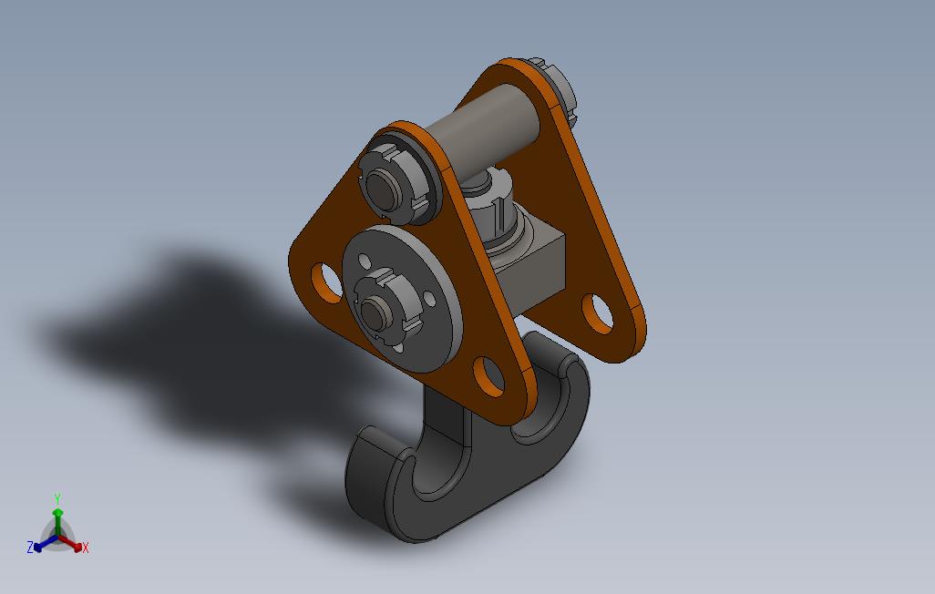 起重机钩（起重机钩） Solidworks 2013 模型图纸免费下载 懒石网