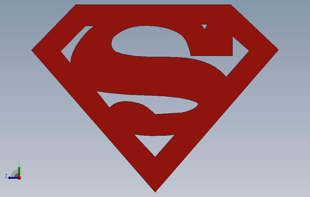 超人标志，超人S