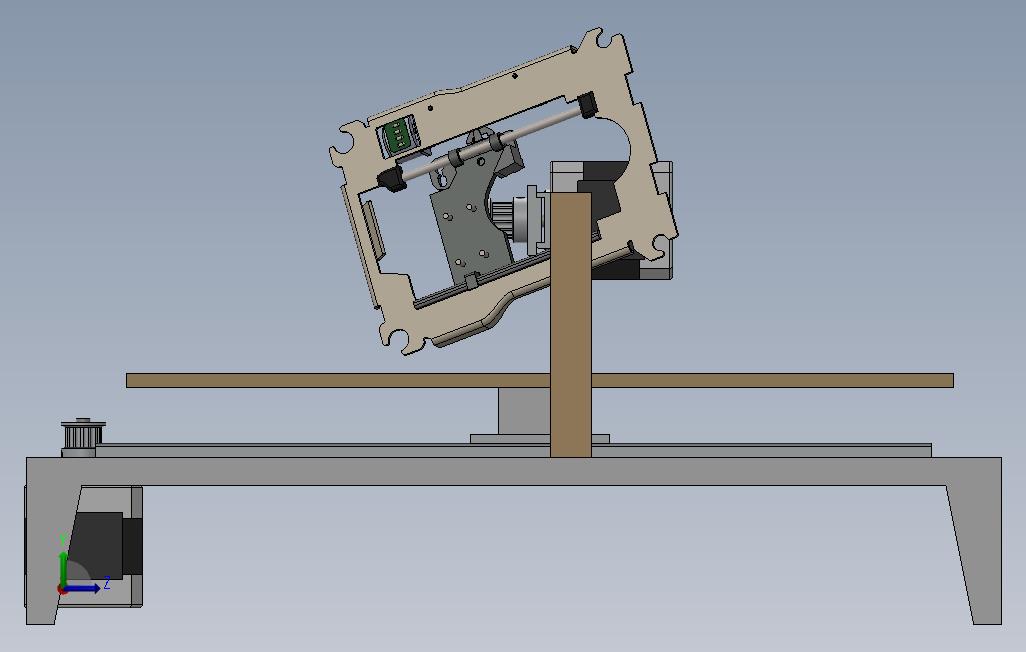 迷你cnc绘图仪_SOLIDWORKS 2014_模型图纸免费下载 – 懒石网
