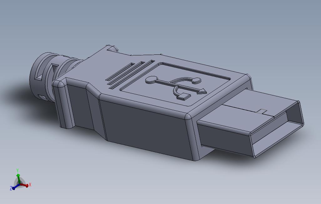 钣金插座USB端口_SOLIDWORKS 2016_模型图纸免费下载 – 懒石网