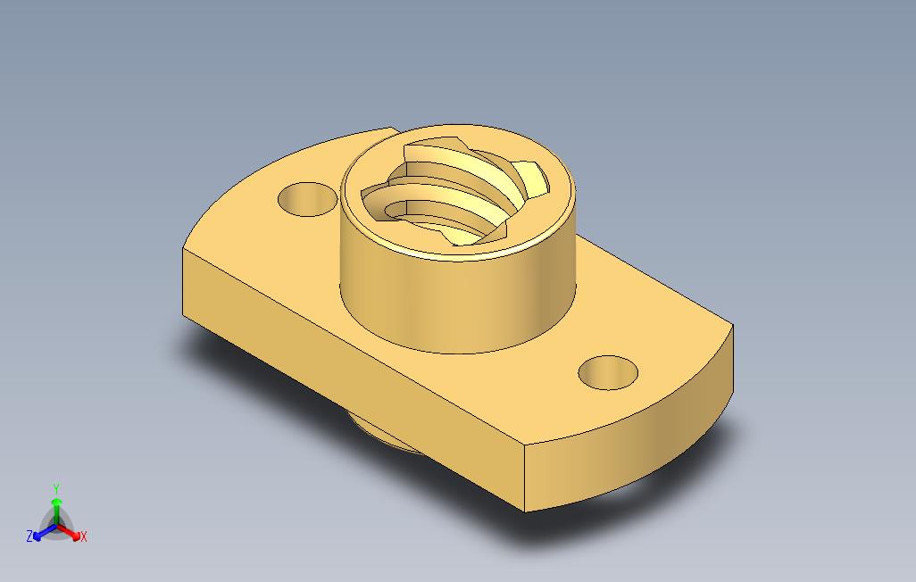 铅螺钉螺母TR8x8