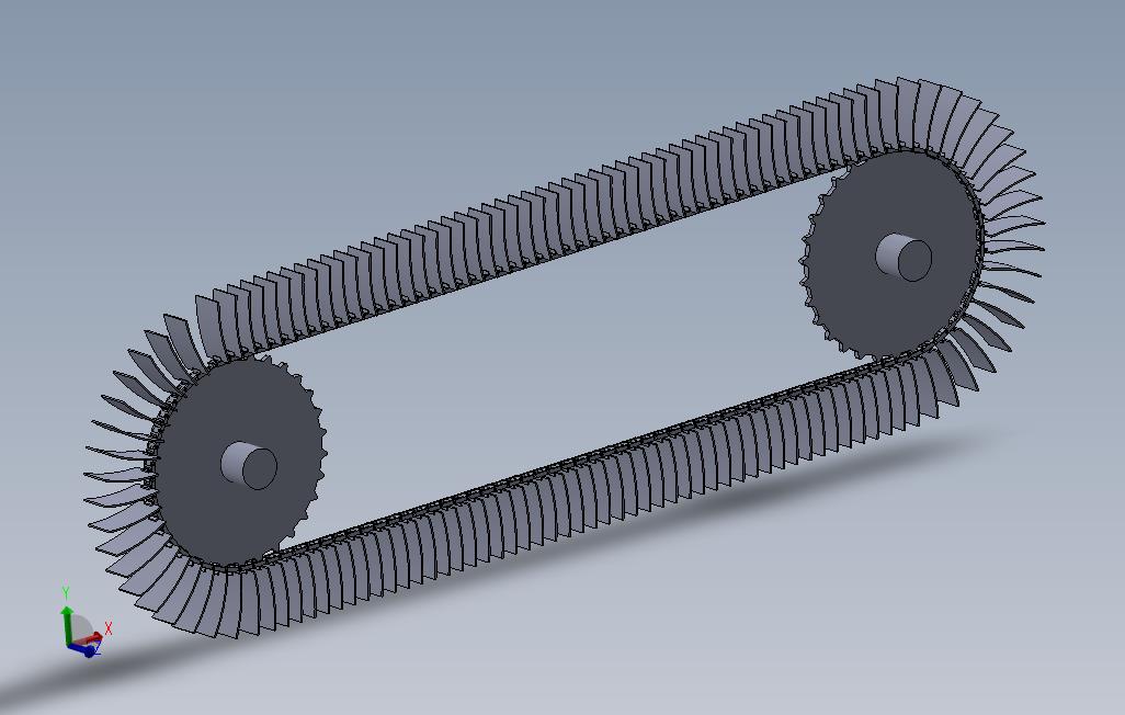 链斗输送机SolidWorks