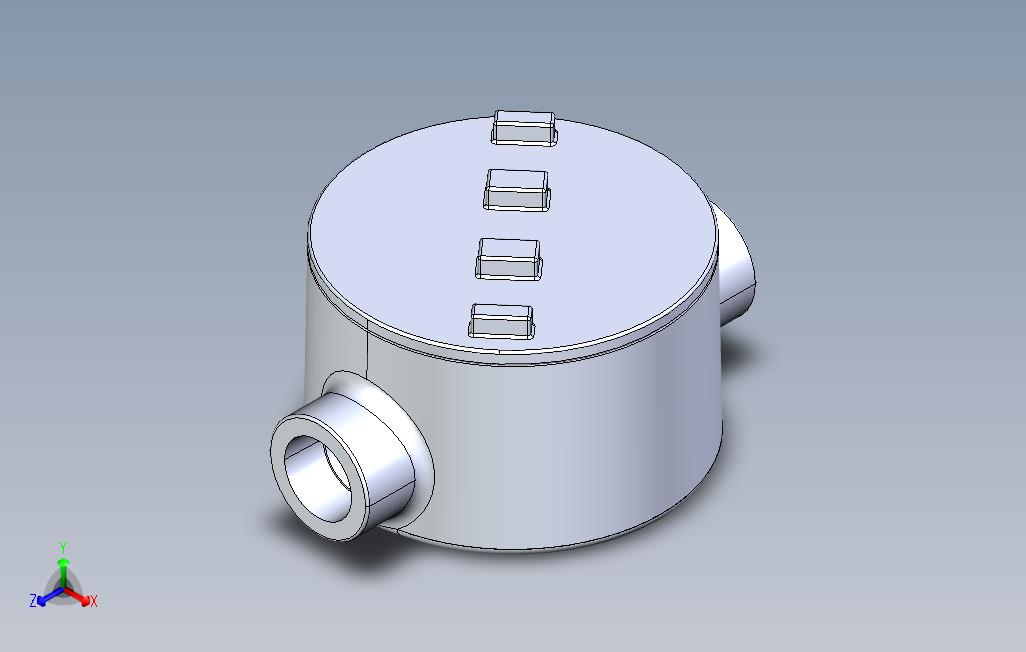 阿普尔顿GRC75管道插座盒GR型34集线器_STEP_模型图纸免费下载 – 懒石网
