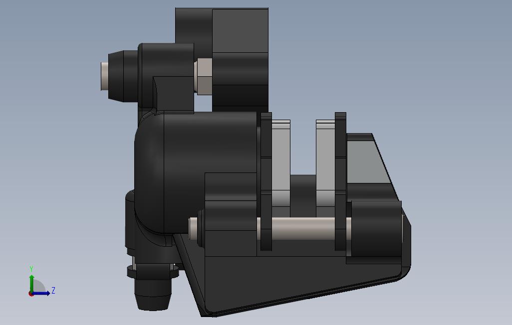 雅马哈R15制动卡钳_SOLIDWORKS 2017_模型图纸免费下载 – 懒石网