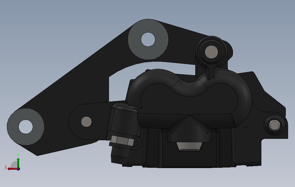 雅马哈R15制动卡钳_SOLIDWORKS 2017_模型图纸免费下载 – 懒石网